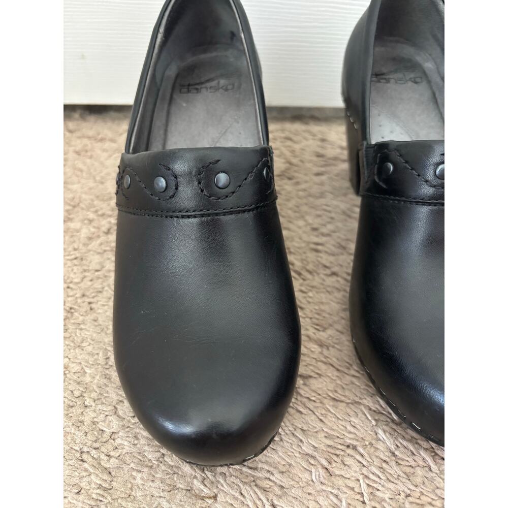 Dansko Black Leather Mules - Picture 4 of 11